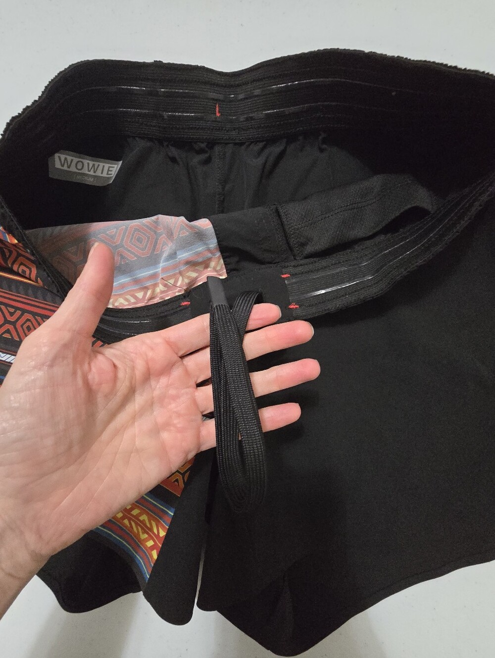 Wowie War Short Performance In Hana Black Men's Medium Activewear - Picture 9 of 12
